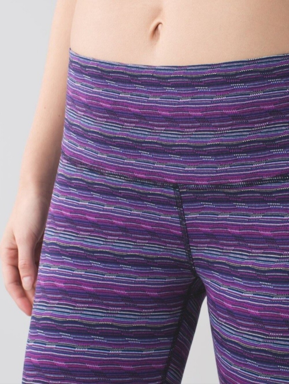 Lululemon Women 6 High Times PantSpace Dye Twist Ultra Violet